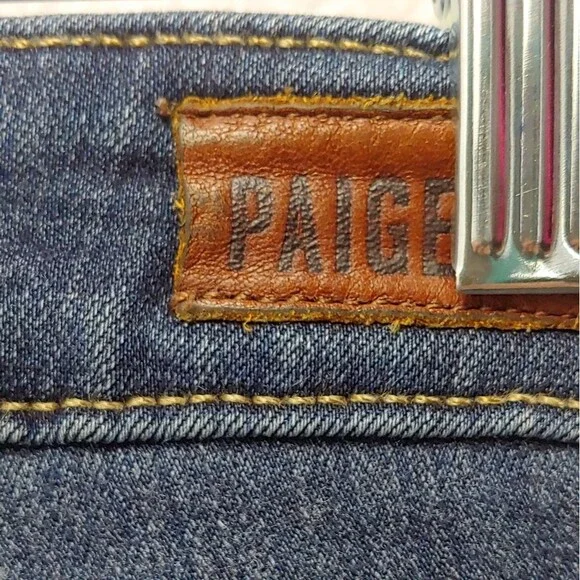 PAIGE Verdugo Ankle Jeans Sz 28 Nottingham Blue - Picture 4 of 10